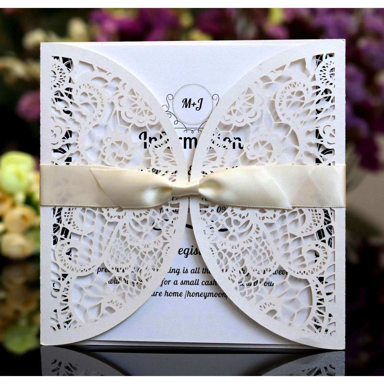 Latest Invitation Card Wedding Supplies Invitation Design Laser Cut 